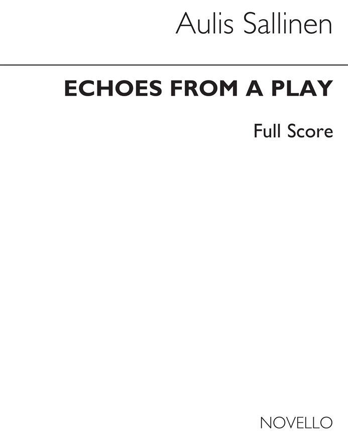 Echoes from a Play, Op.66 (Score)