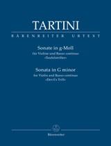 Sonata for Violin and Basso continuo G minor Devil's Trill (Urtext edition)