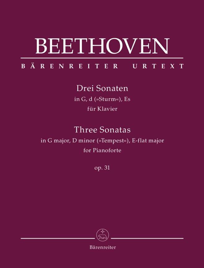 3 Sonatas, Op.31: G Major, d Minor, Eb Major