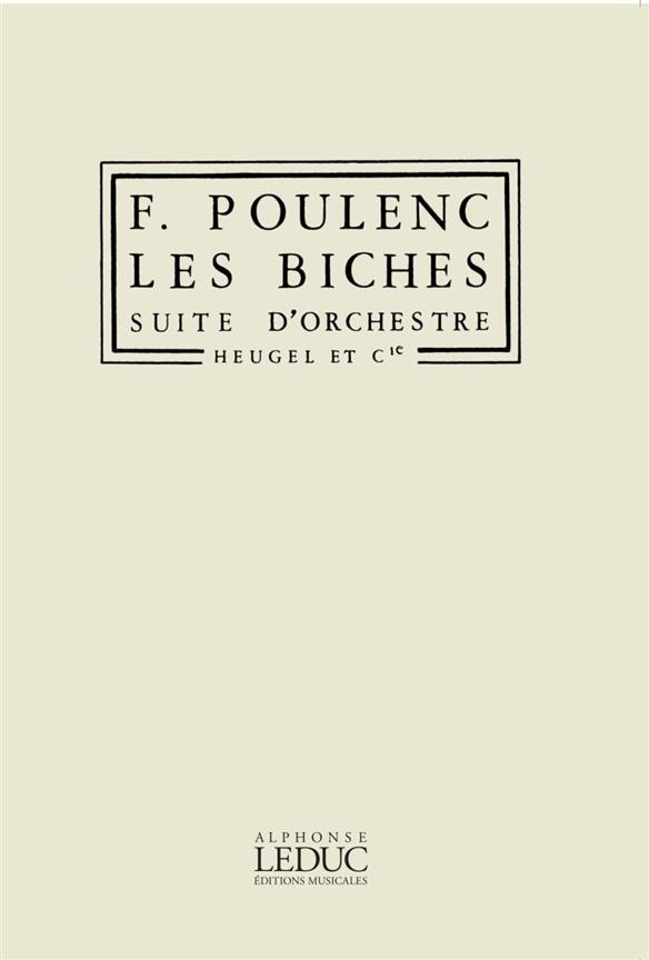 Les Biches (Study Score)