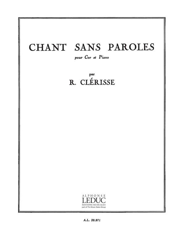 Chant sans paroles