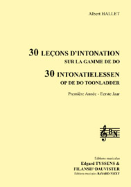 30 leçons d'intonation sur la gamme de do (chant élève clé de sol)