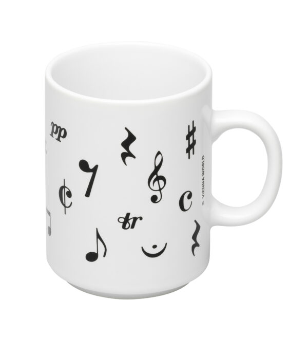 Koffiemok Muzieksymbolen