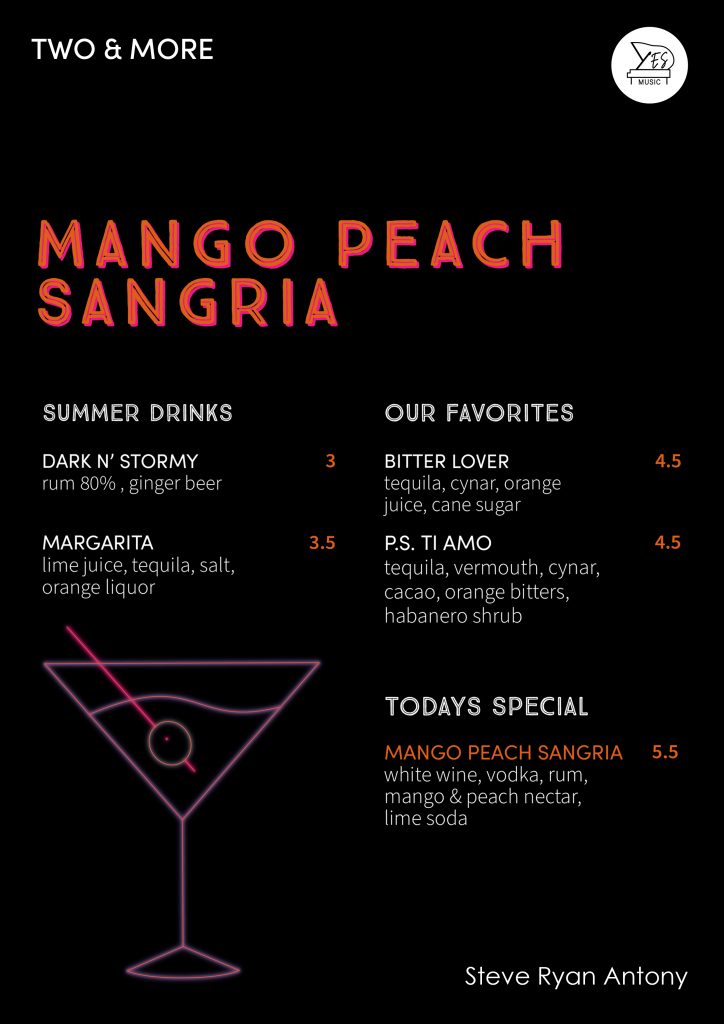 Two & More - Mango Peach Sangria