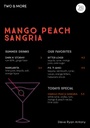 Two & More - Mango Peach Sangria