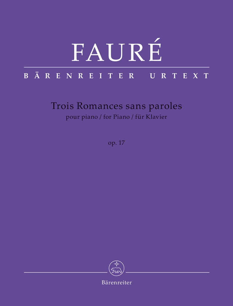 3 Romances sans Paroles, Op.17