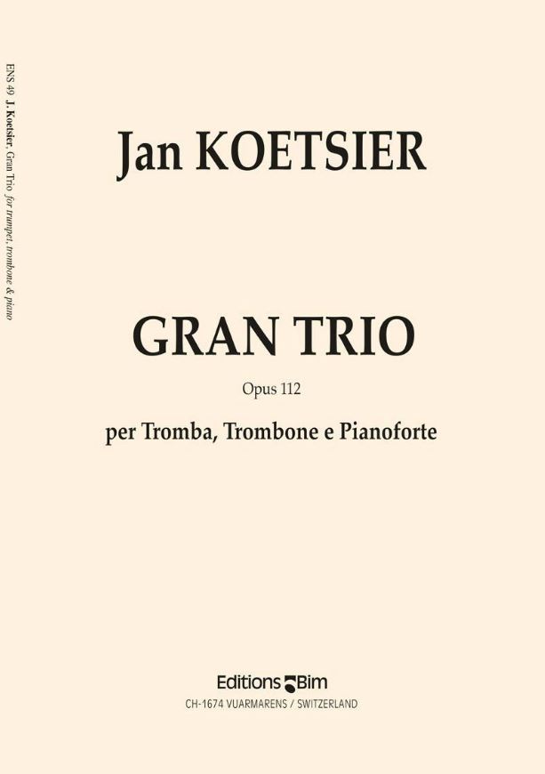 Gran Trio, Op.112 (Score & parts)