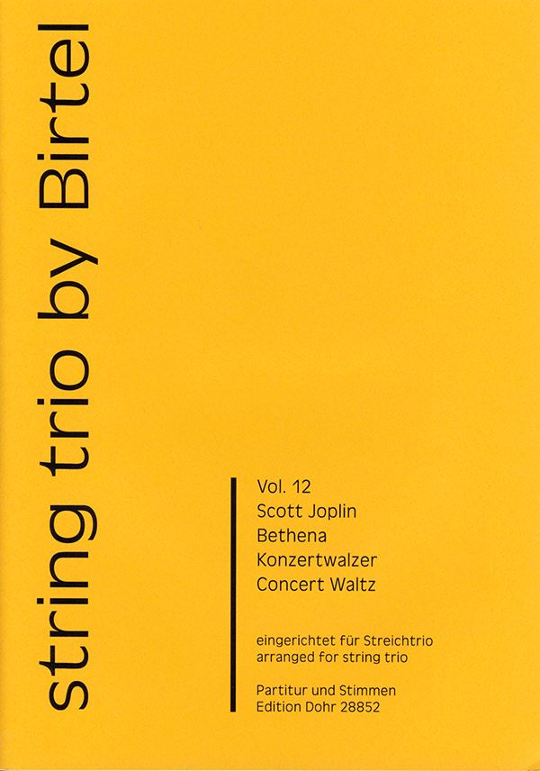 Bethena (Konzertwalzer für Streichquartet)