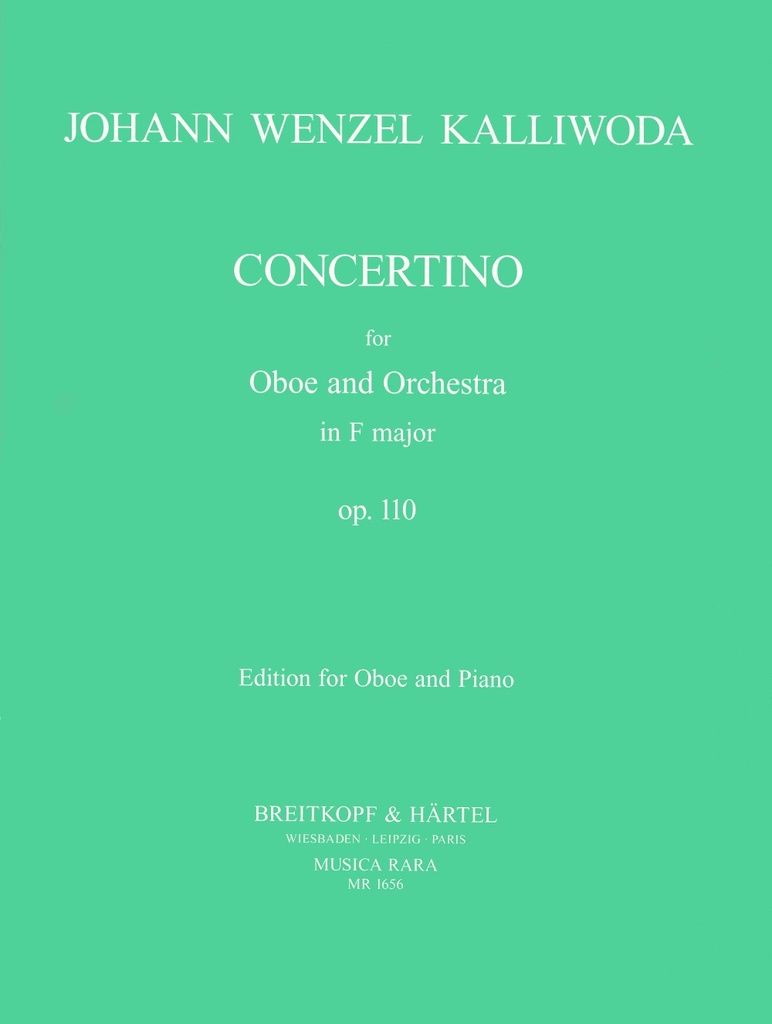 Concertino in F major, Op.110 (Piano reduction)