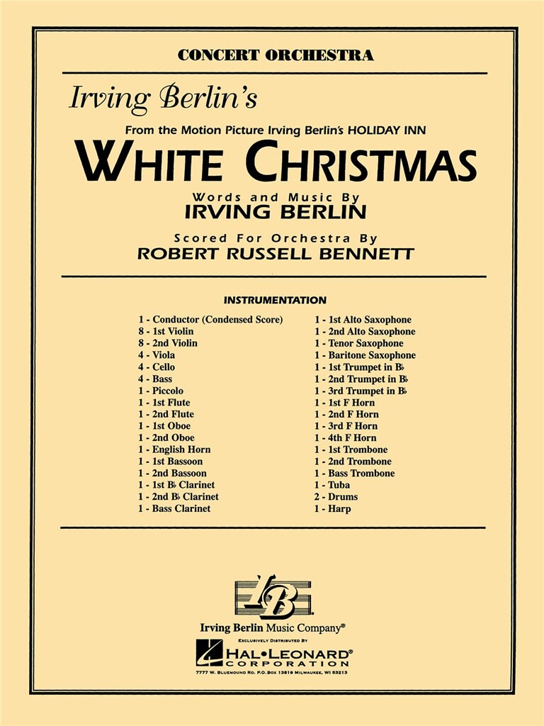 White Christmass (Score & parts)