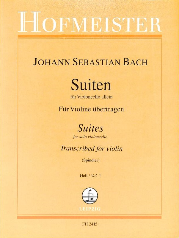 Suiten, BWV.1007-1012 - Vol.1