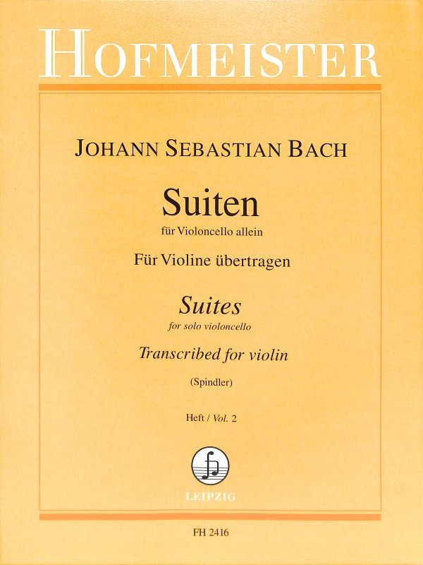 Suiten, BWV.1007-1012 - Vol.2