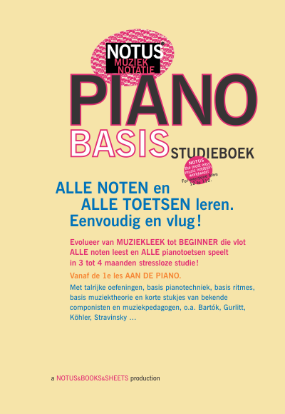 NOTUS Piano Basis Studieboek