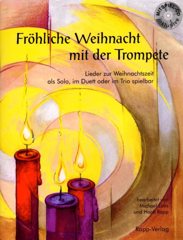 Fröhliche Weihnacht mit der Trompete in C