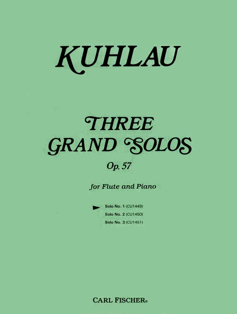 3 Grand solos, Op.57 - No.1