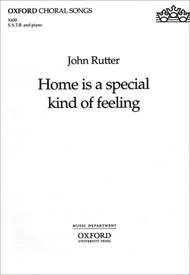 Home is a Special Kind of Feeling (Vocal score, finale)