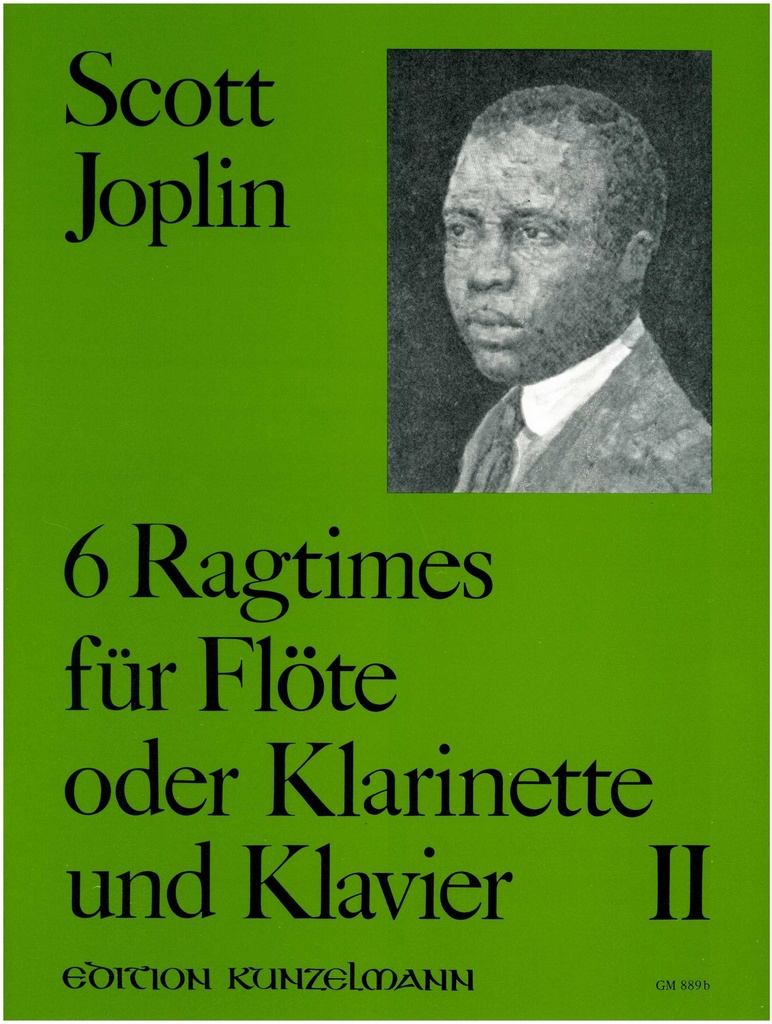 6 Ragtimes - 2 für Flöte oder Klarinette