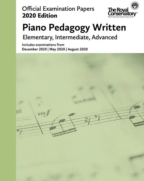 2020 Official Exam Papers: Piano Pedagogy Written