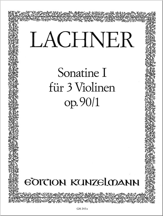 Sonatina no.1 for 3 violins, Op.90/1