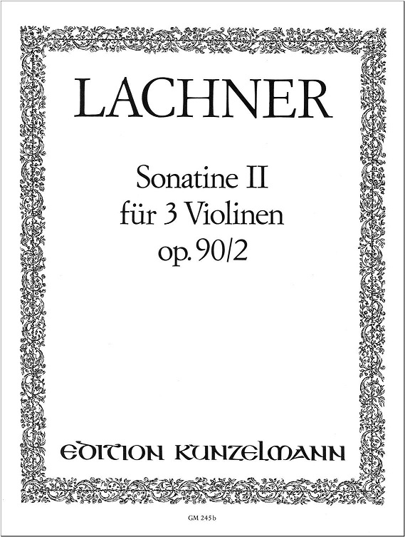 Sonatina no.2 for 3 violins, Op.90/2