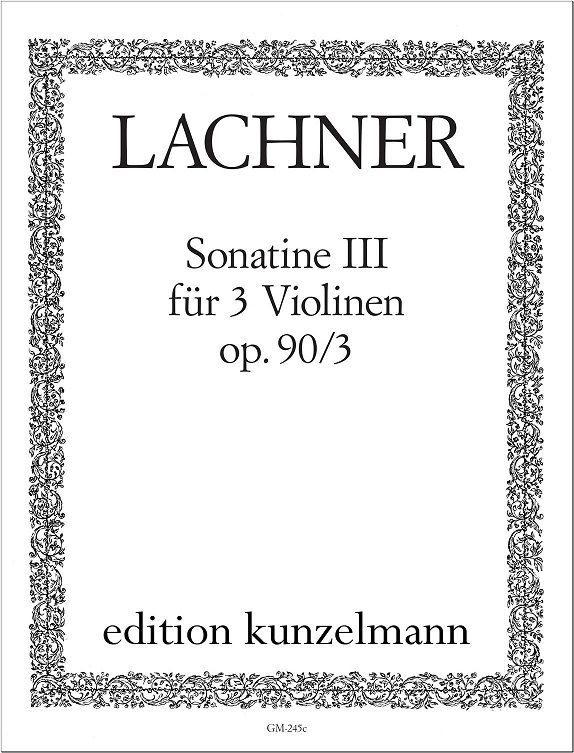 Sonatina no.3 for 3 violins, Op.90/3