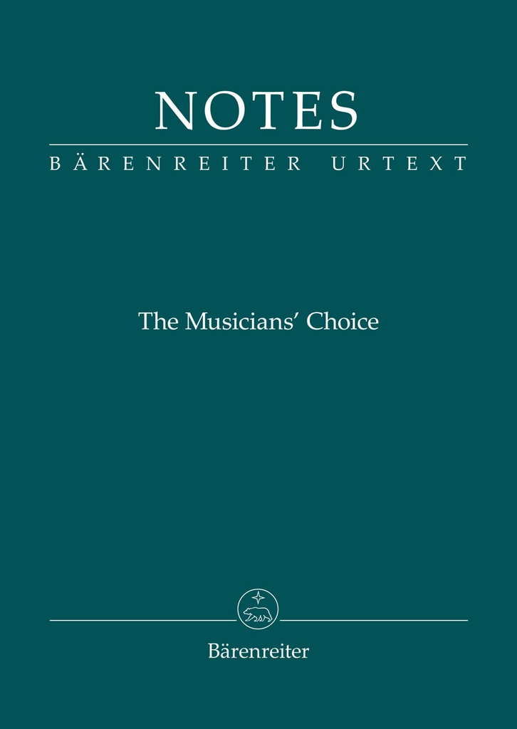 Notes Smetana (Grün) -  The Musicians Choice (Notebook)