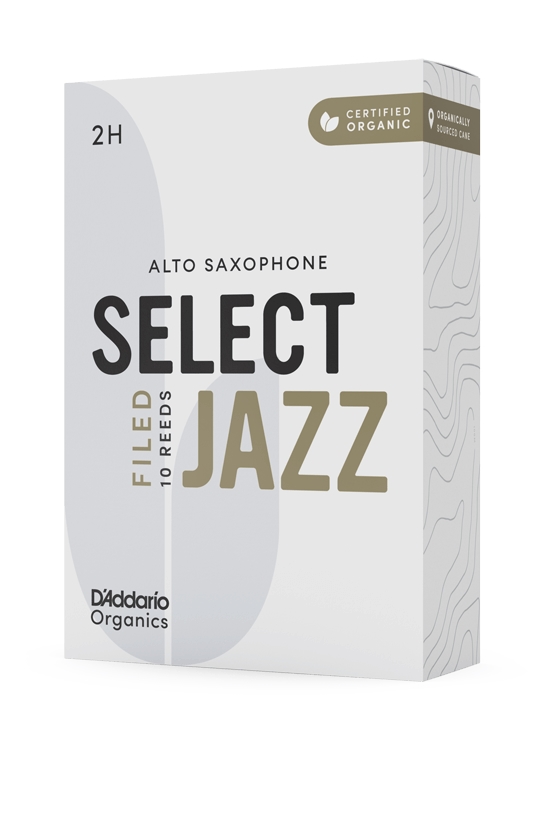 Rieten 2 Hard Organic Select Jazz Filed Altsaxofoon (10-Pack)