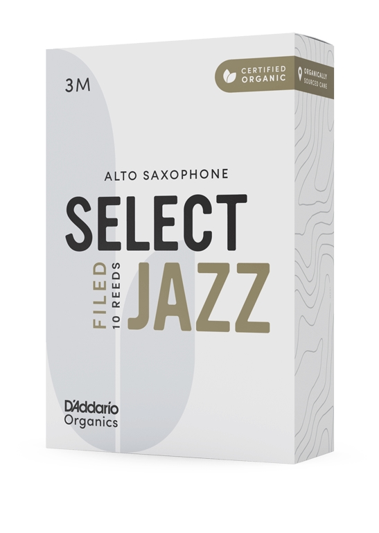 Rieten 3 Medium Organic Select Jazz Filed Altsaxofoon (10-Pack)