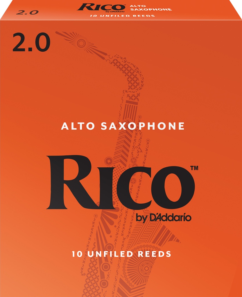 Rieten 2 Rico Altsaxofoon (10-Pack)