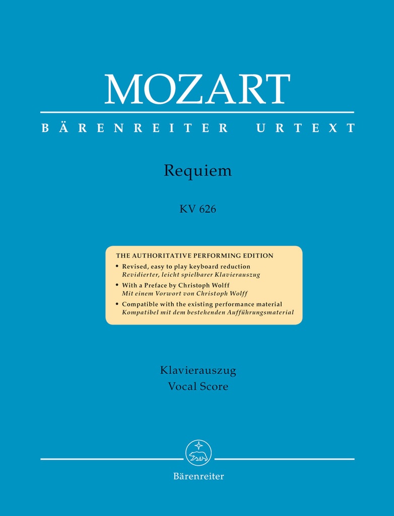 Requiem, KV.626 (Vocal score)