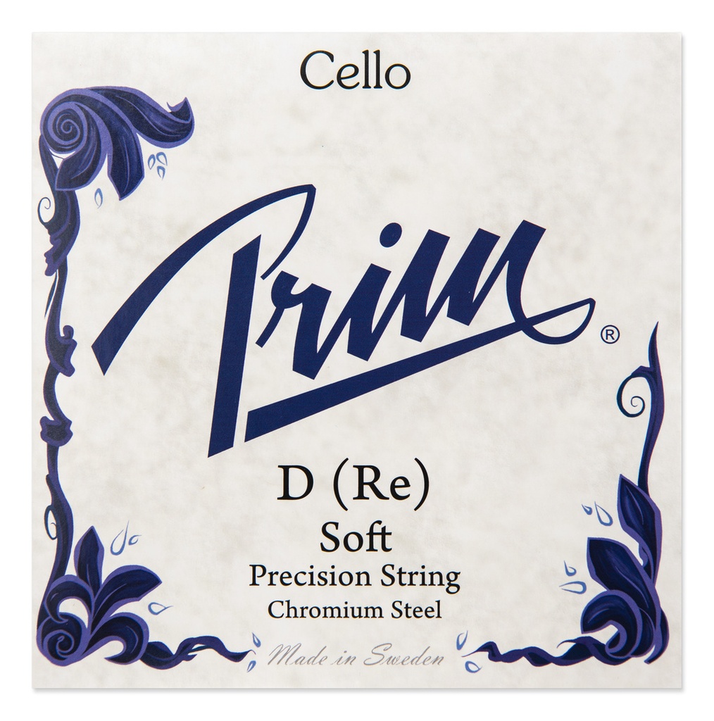 Re-snaar Prim voor Cello (Low tension, chromium steel)