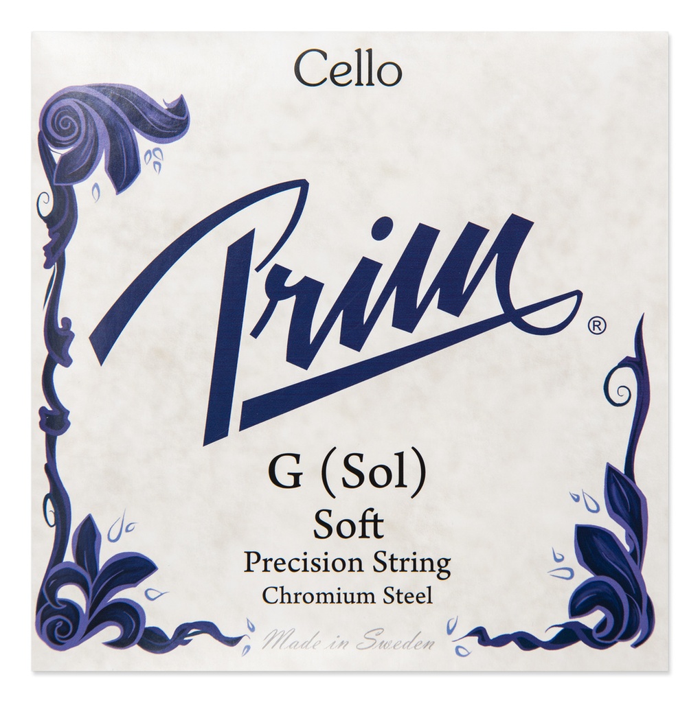 Sol-snaar Prim voor Cello (Low tension, chromium steel)