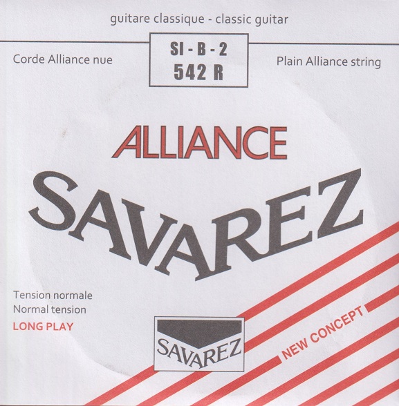 Si-snaar Savarez Alliance Gitaar (Medium tension)