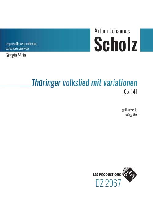 Thüringer Volkslied mit Variationen, Op.141