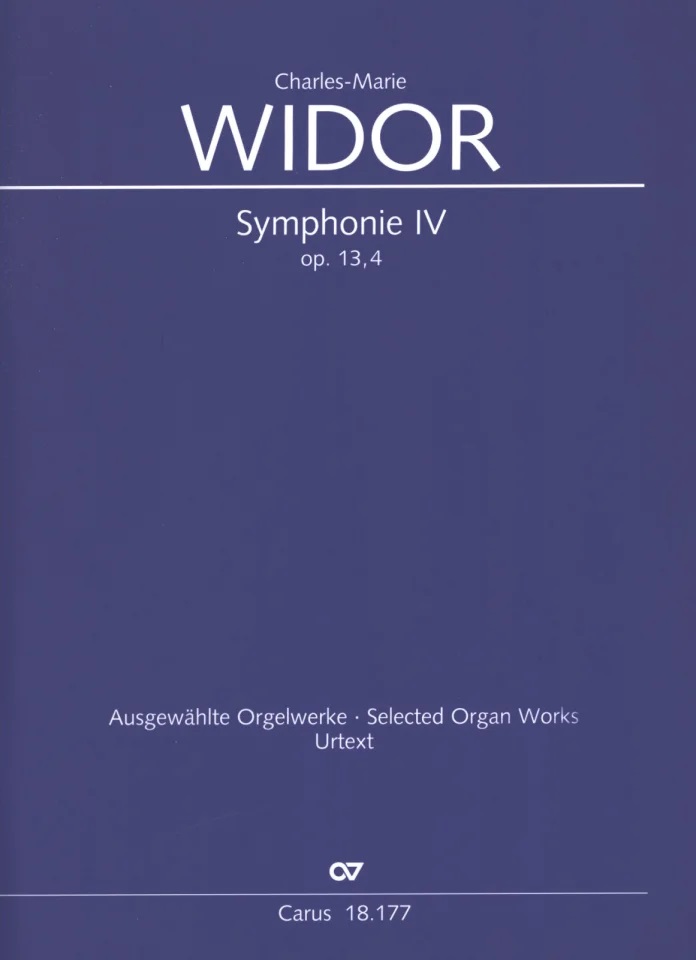 Symphonie pour Orgue No.4, Op.13/4