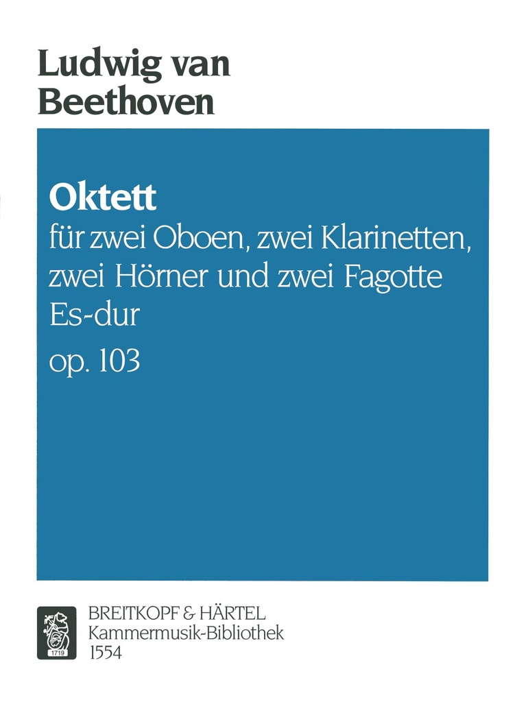 Octet in Eb major, Op.103 (Set of parts)