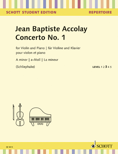 Concerto No.1 in a Minor (Schott Student edition repertoire)