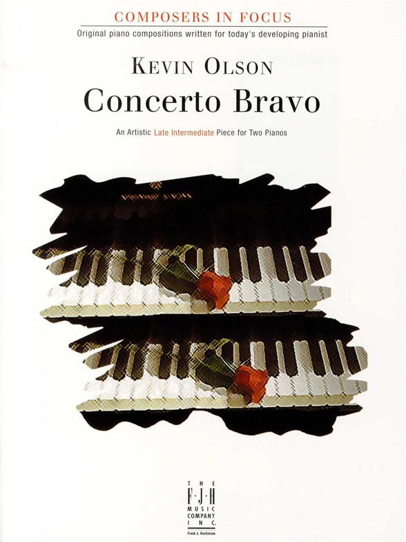 Concerto Bravo (An artistic late intermediate piece for two pianos)