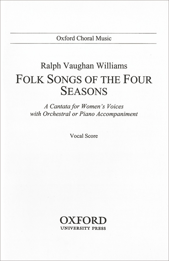 Folk Songs of the Four Seasons (Vocal score)