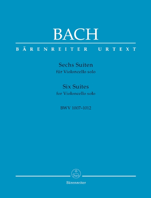 6 Suites for Violoncello Solo, BWV.1007-1012 (Urtext of the New Bach Edition - Revised)