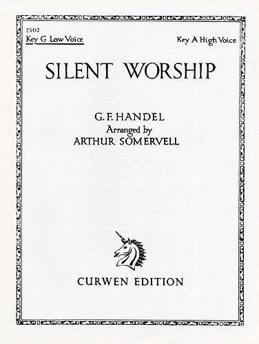 Silent Worship (For low voice, in G)