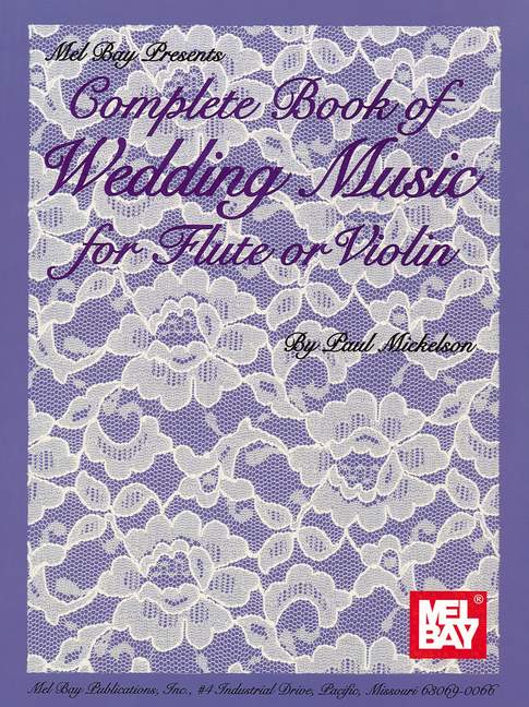 Complete Book of Wedding Music for Flute