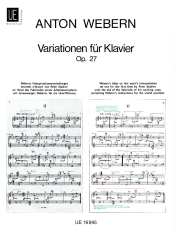 Variations, Op.27 (Facsimile)