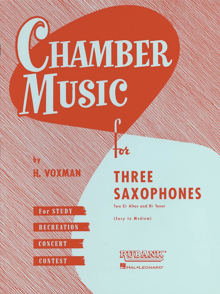 Chamber music for three saxophones