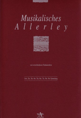 Musikalischer Allerley Von Verschiedenen Tonkunstlern (Facsimile)