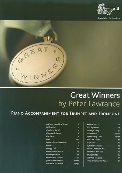 Great Winners (Piano accompaniment for trumpet or trombone)