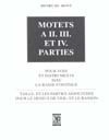 Motets à II. III. et IV. Parties (Facsimile)