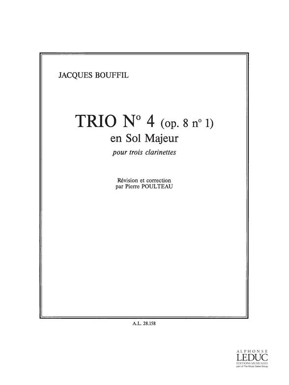 Trio No.4 - Op.8 No.1-3 (Score & parts)