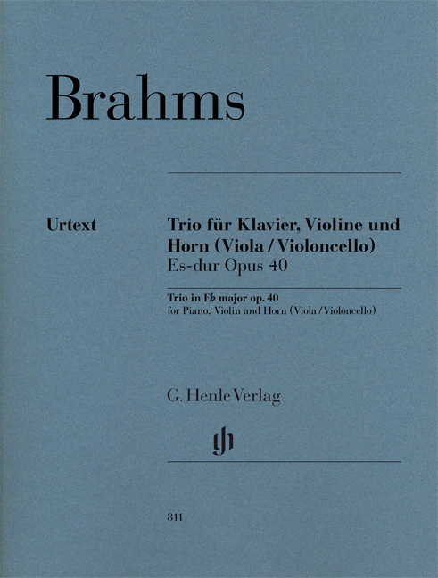 Horn Trio E flat major, Op.40