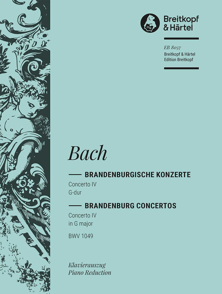 Brandenburg Concerto No.4 in G major, BWV.1049 (Piano reduction)